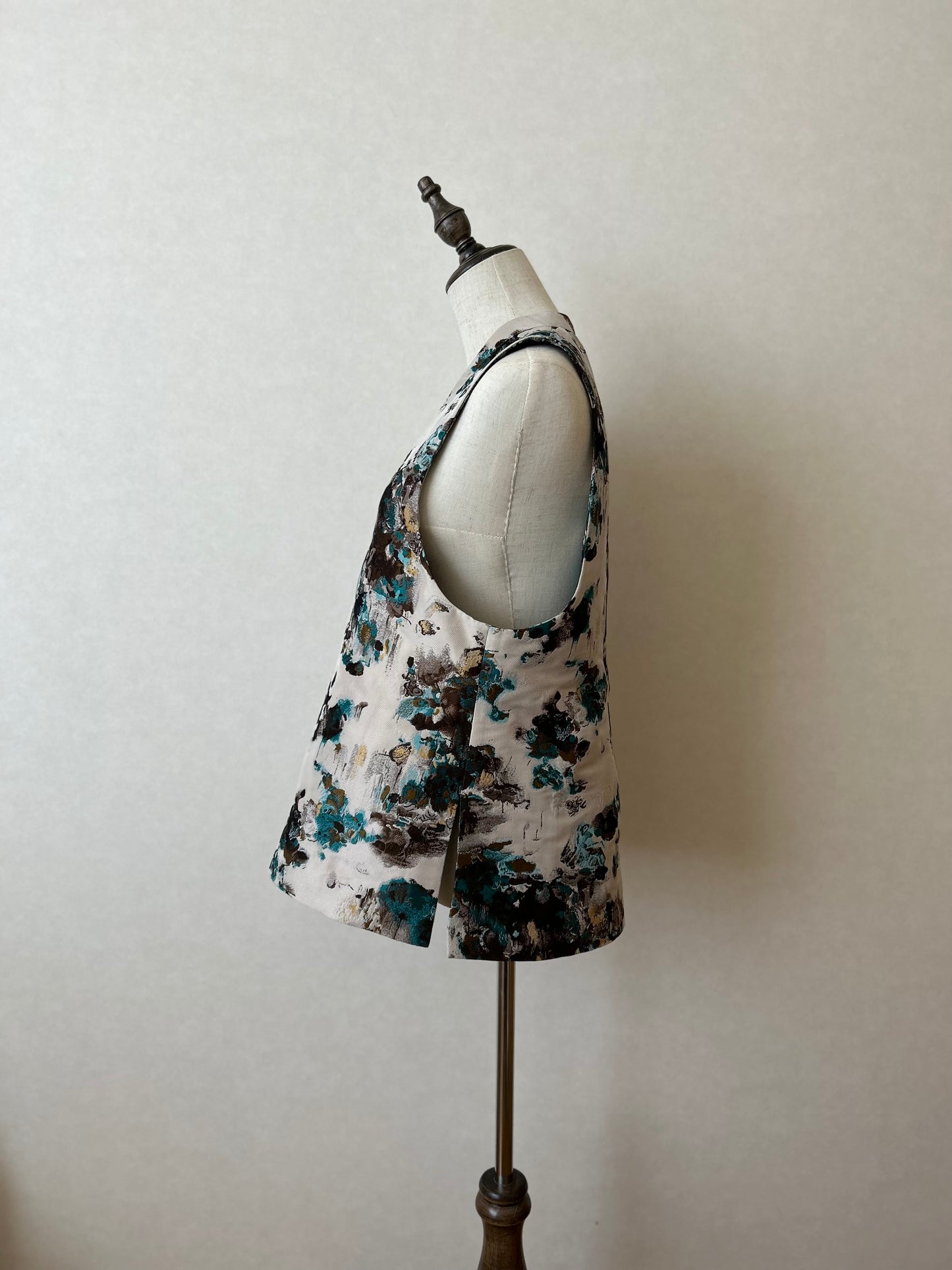 Pullover vest01 ー Miyako green