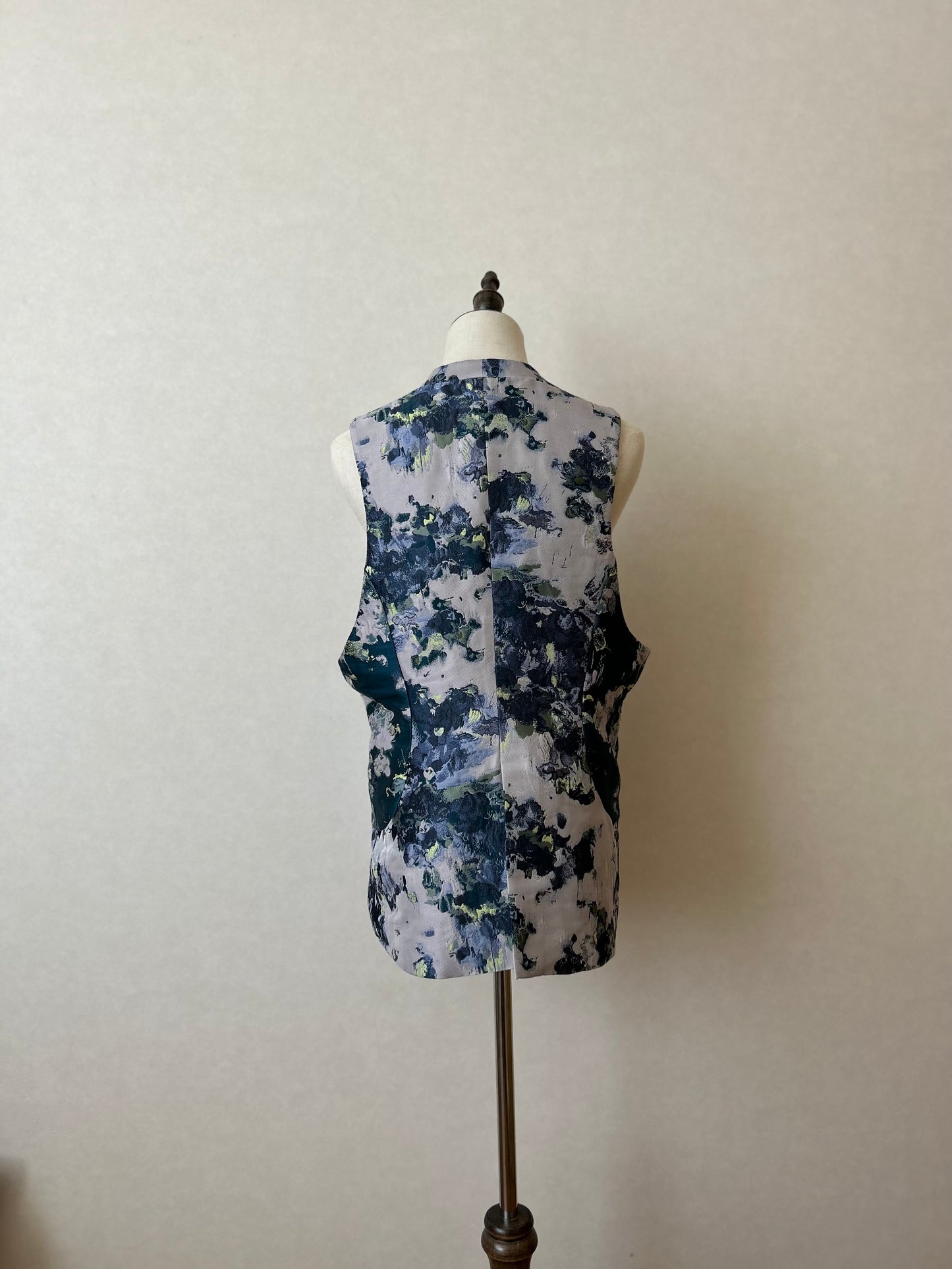 Pullover vest02 ー Hyacinth blue