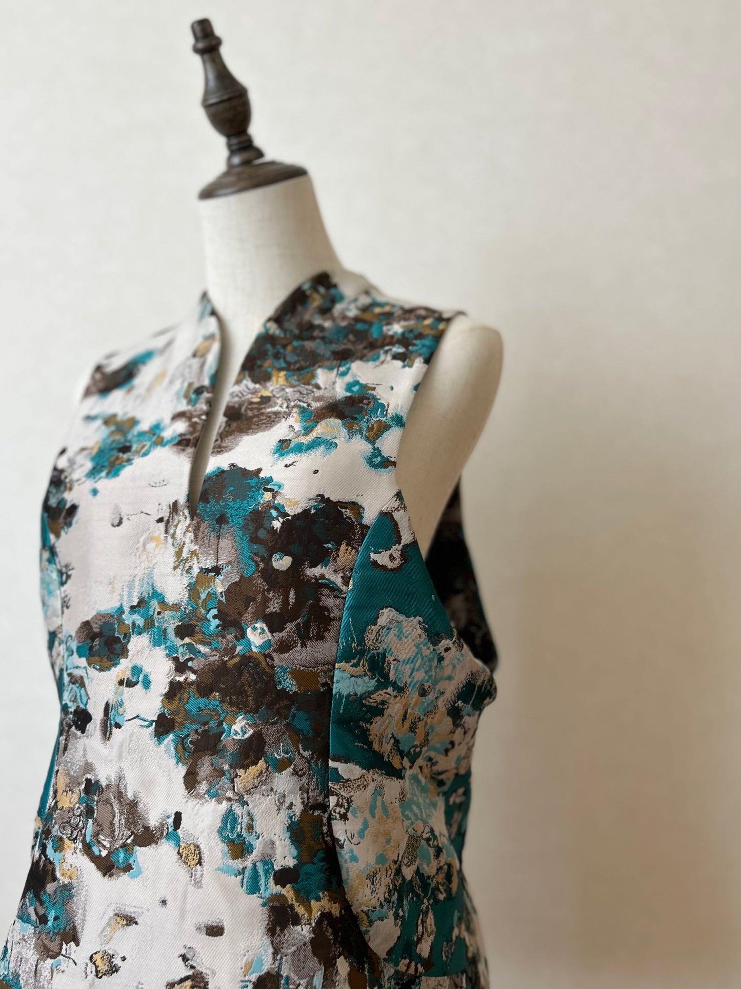 Pullover vest02 ー Miyako green