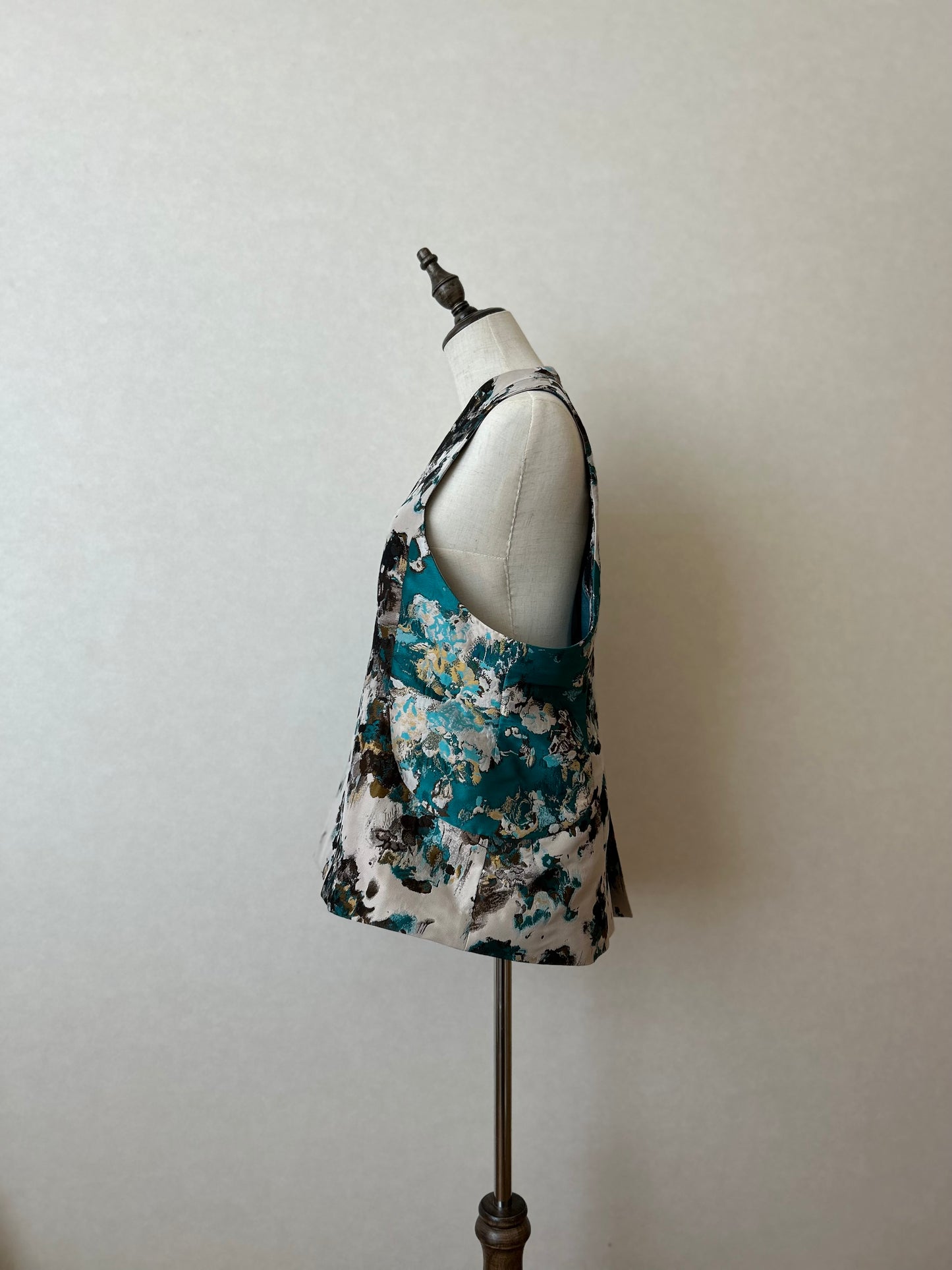 Pullover vest02 ー Miyako green