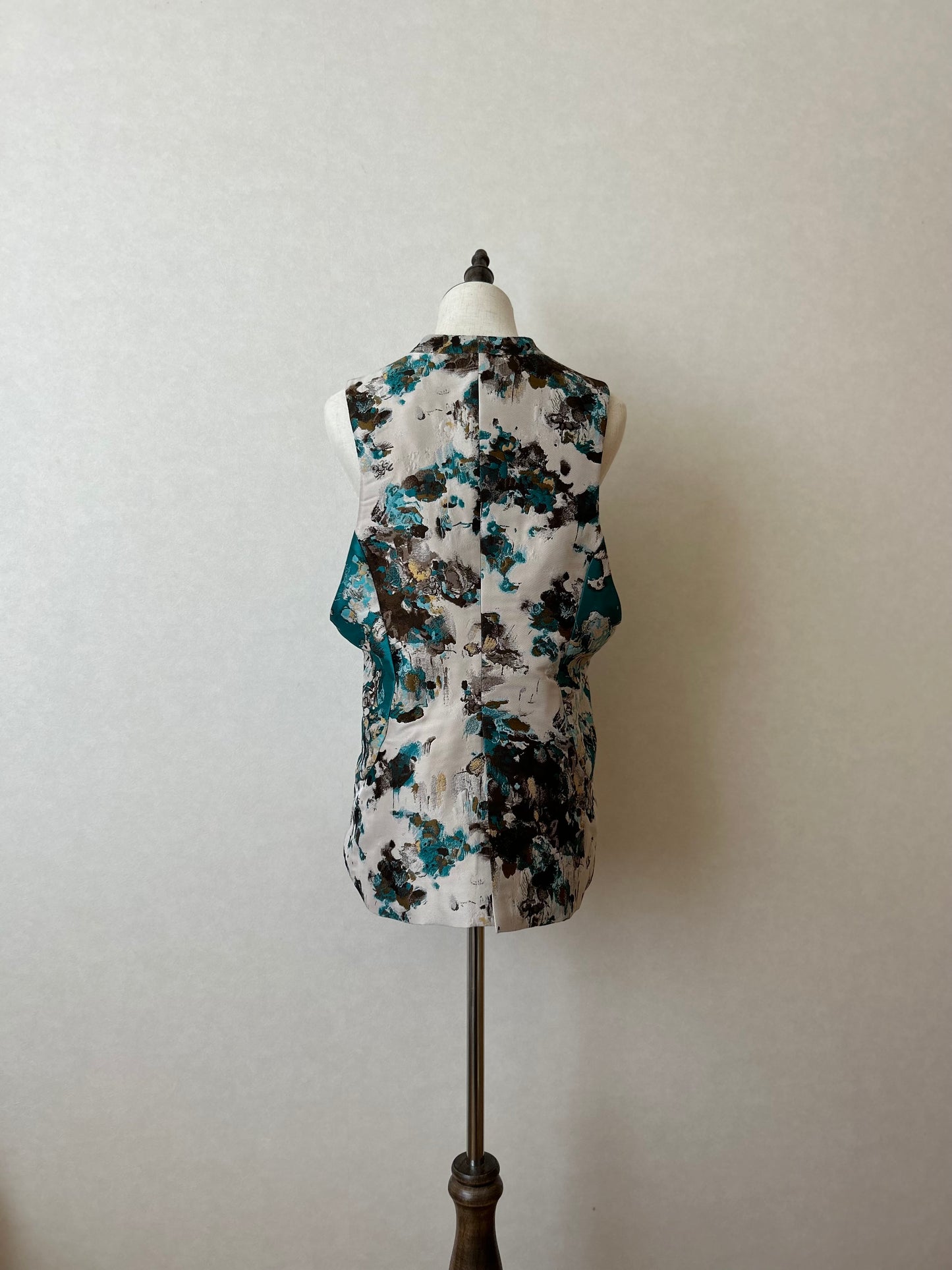 Pullover vest02 ー Miyako green