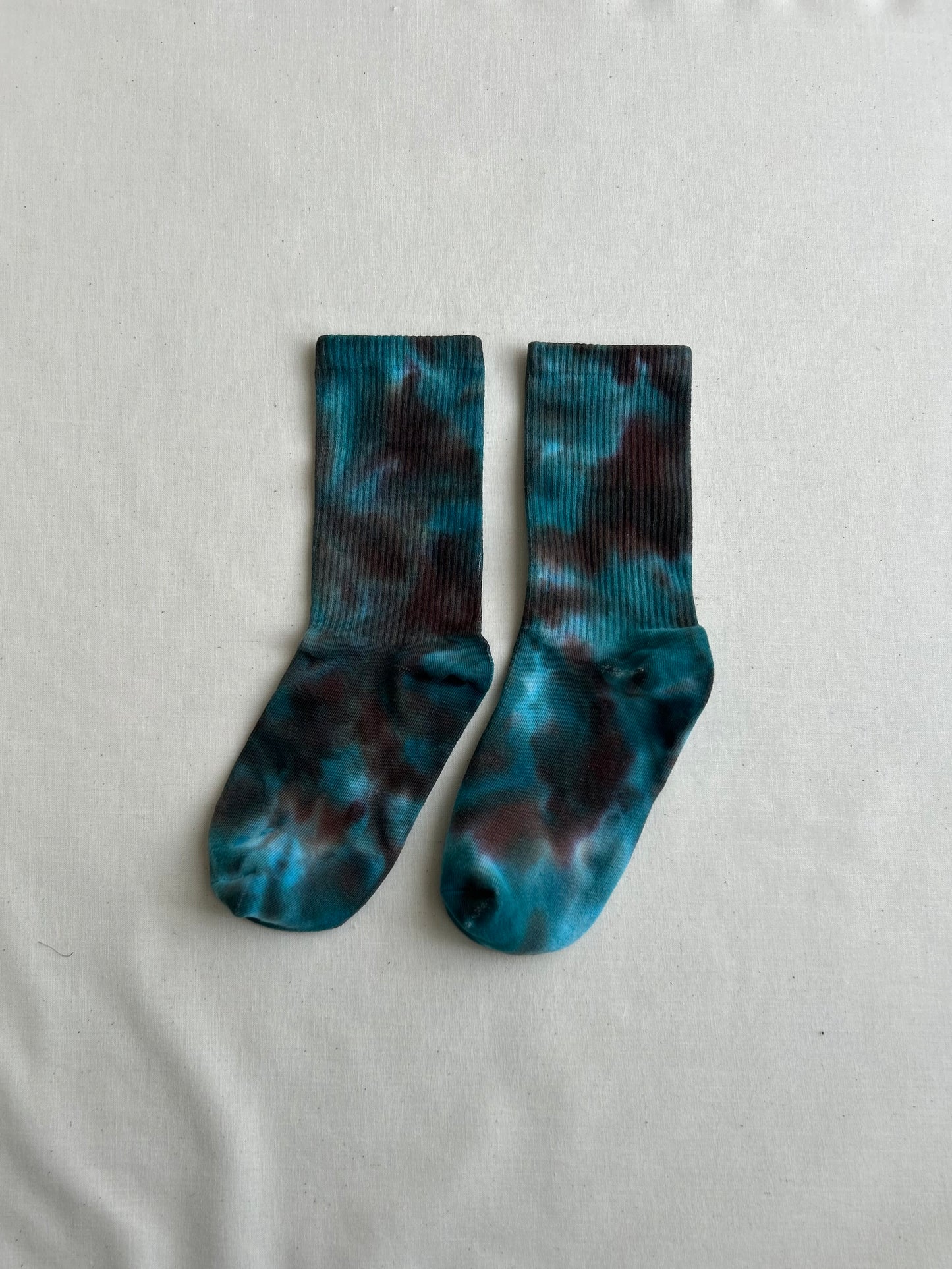 歩みの装いSocks - blue × brown