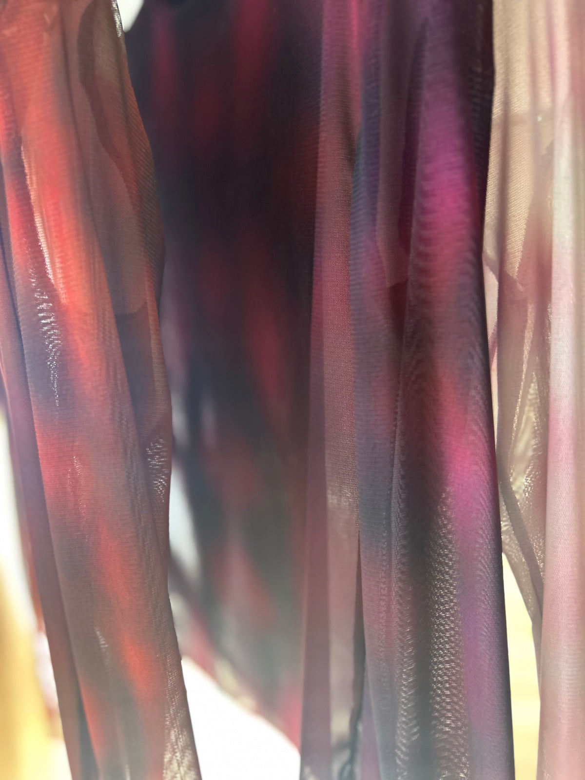 【予約】紫空の夕映え Sheer tops