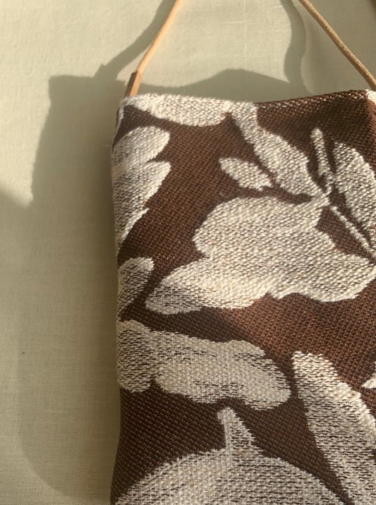 smartphone bag − Botanical  brown