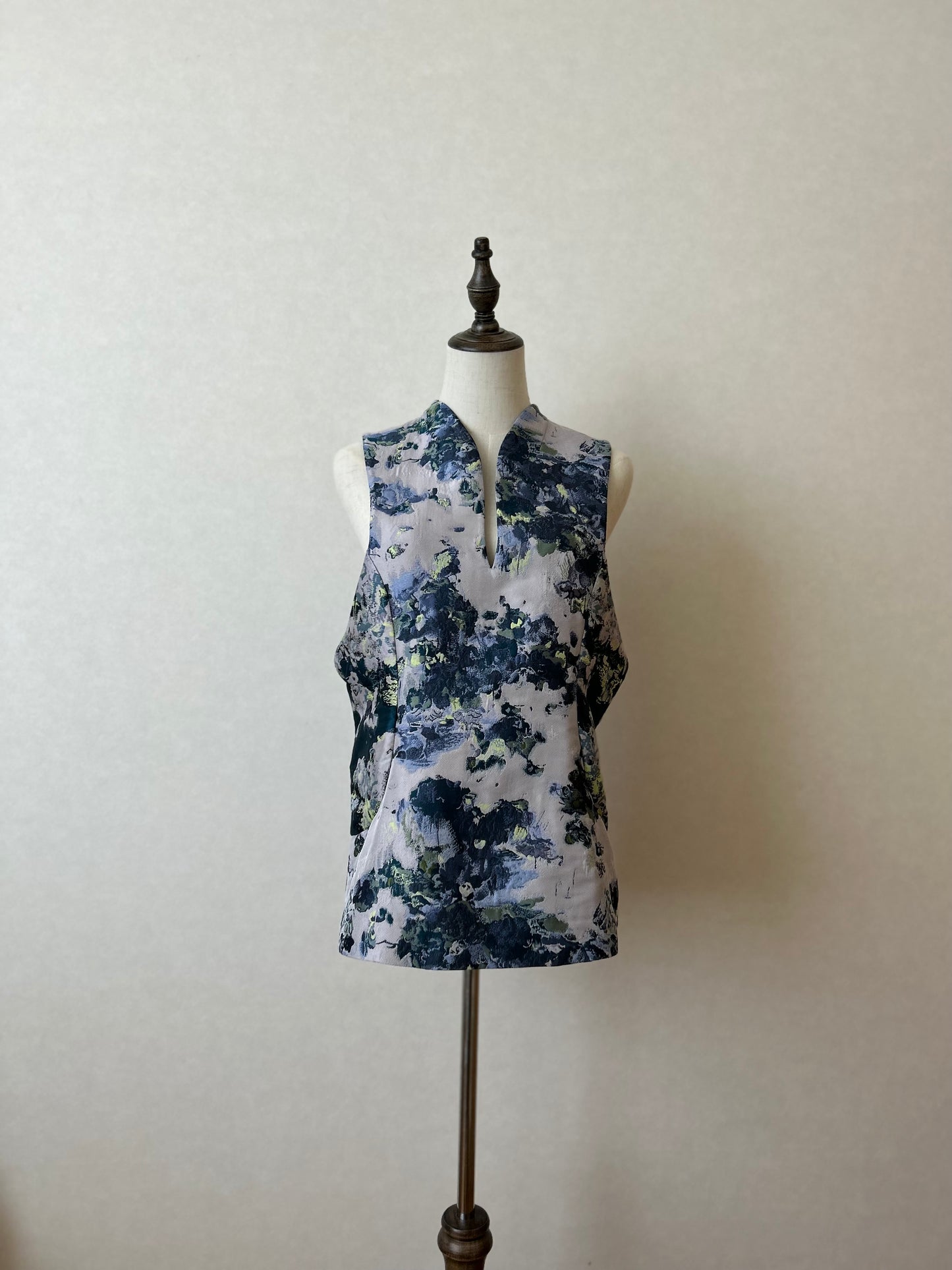 Pullover vest02 - Hyacinth blue