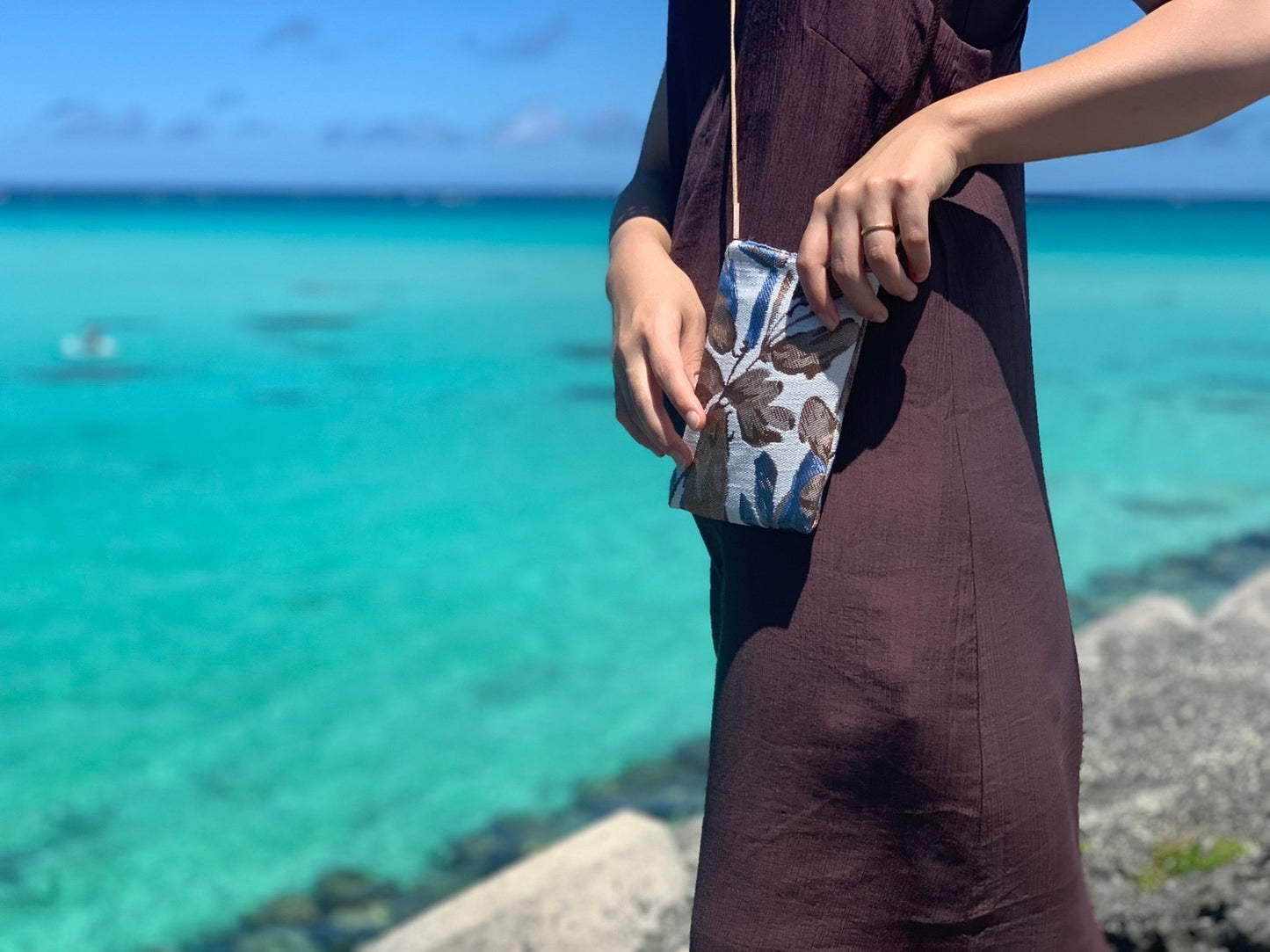 smartphone bag − Botanical sky